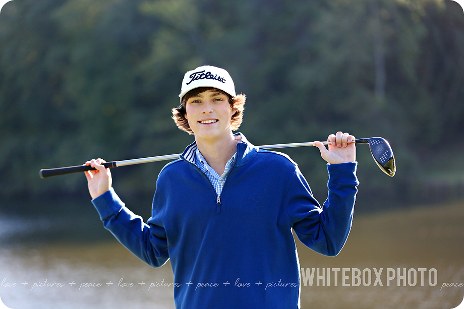 addison's urban and golf senior portait session by whitebox photo. 