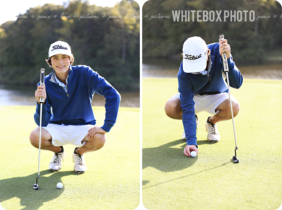 addison's urban and golf senior portait session by whitebox photo. 
