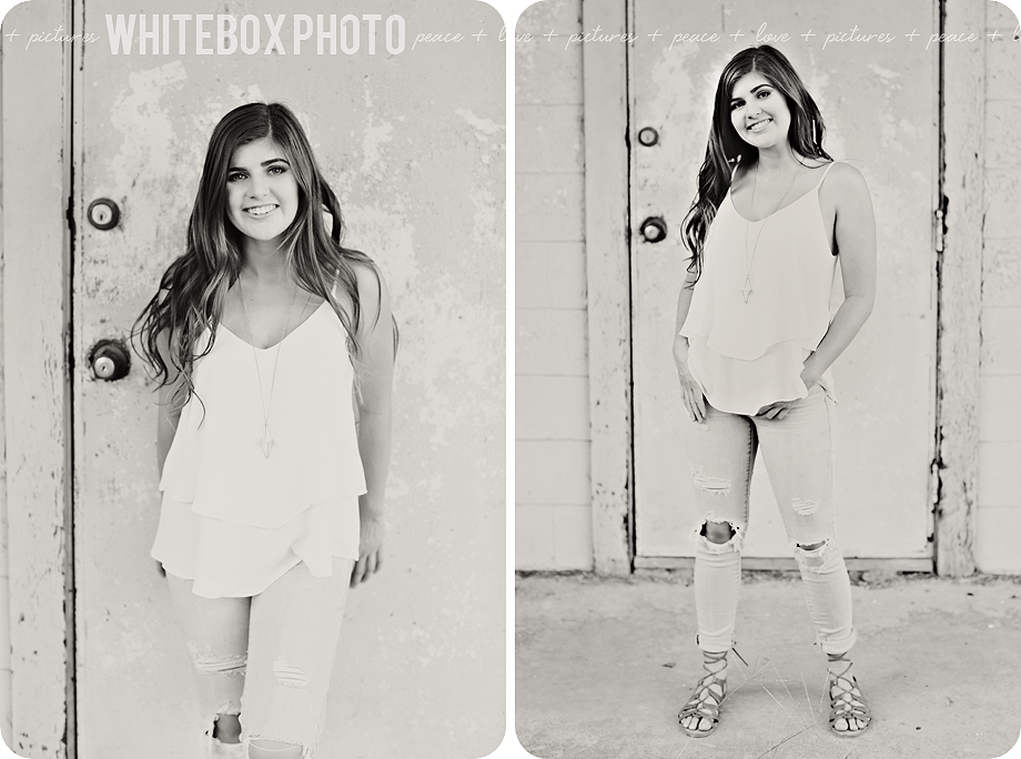 claire's high school senior session in downtown greensboro by whitebox photo.  
