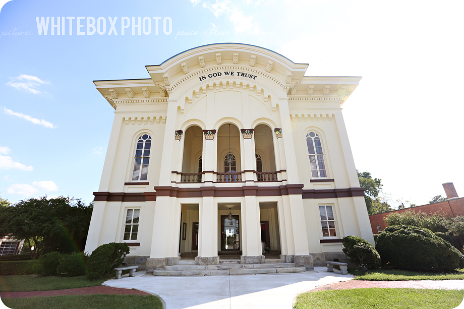 lauren and luke's caswell county historic courthouse and heirloom gardens wedding by whitebox photo.