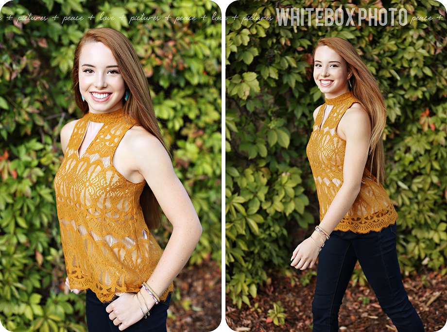 marie's senior portrait session in downtown greensboro by whitebox photo. 