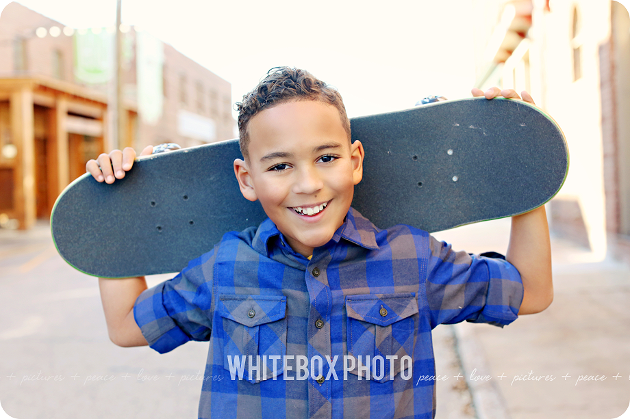 marcus's kid model session in downtown greensboro by whitebox photo in 2016.
