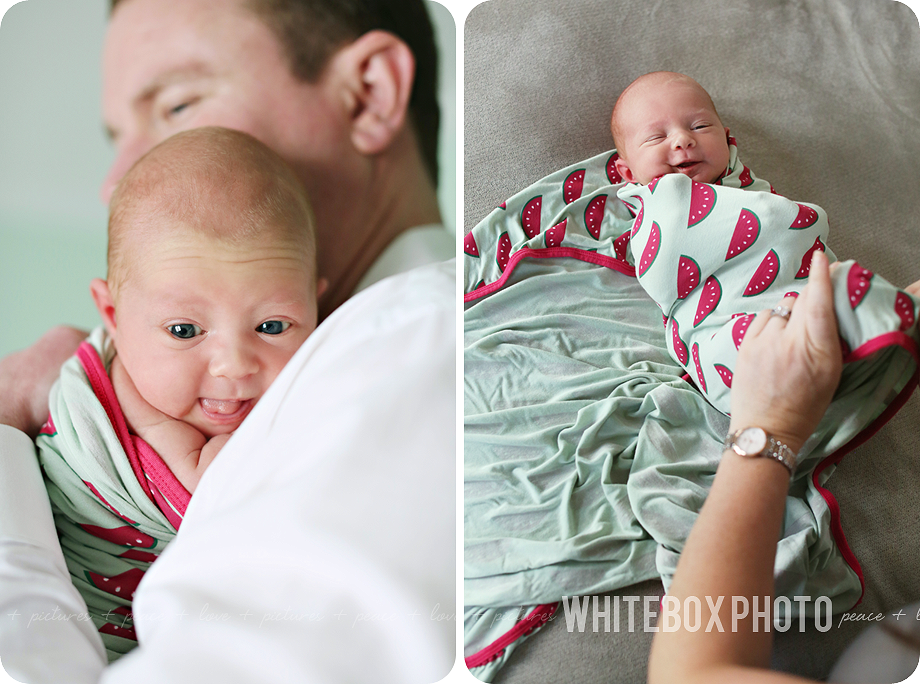 charlie's in-home newborn photo session by whitebox photo. 